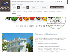 Tablet Screenshot of hotelauroracattolica.info